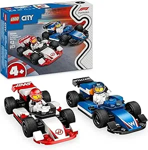 LEGO City F1 Williams Racing and Haas F1 Racing Cars - Formula 1 Toy with Buildable Cars and 2 Racing Driver Mini Figures - Small Gift Ideas for Boys and Girls from 4 Years 60464: Amazon.de: Toys