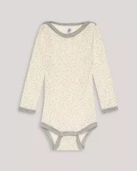 Baby-Body Langarm II Gr. 50-56 (2x, natur + Lachs)