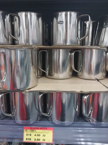 (1) Ollita de aluminio pequeña para hervir agua