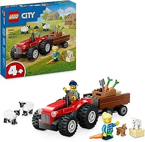 LEGO City Tractor with Trailer - Farm Toy with Tractor & Animal Figures - Montessori Play Sets for Boys and Girls from 4 Years - Gift with 2 Mini Figures 60461: Amazon.de: Toys