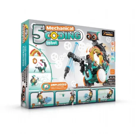 5-i-1 Mekanisk Kodningsrobot - Robotbyggesæt 157277 Shop