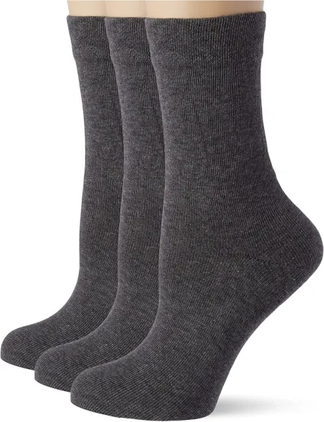 Socken Komfortbund Größe 39-42 Farbe grau und/oder schwarz | NUR DIE