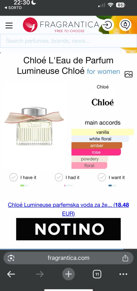 Chloe eau de parfum