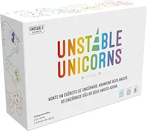 Galápagos,Unstable Unicorns,A partir de 8 anos,Para Família,Partidas de até 60 min. | Amazon.com.br