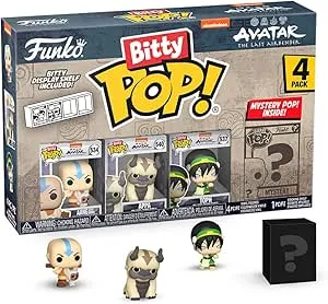Funko Bitty Pop! Avatar: TLA - Aang 4PK - Aang with Momo, Appa, Toph und eine Überraschungs-Mini-Figur - 0.9 Inch (2.2 cm) - Avatar: The Last Airbender Sammlerstück - Geschenkidee Fans: Amazon.de: Spielzeug