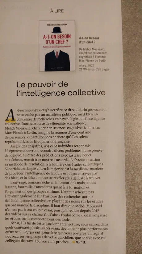 A-t-on besoin d'un chef ?