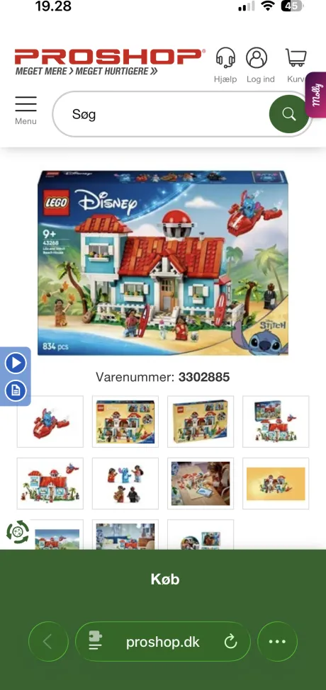 https://www.proshop.dk/LEGO/LEGO-Disney-43268-Strandhuset-fra-Lilo-og-Stitch/3302885