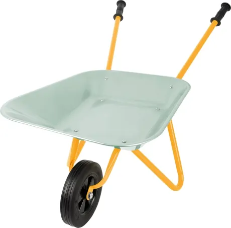 Small Foot Schubkarre „Tiny Garden“ aus Metall, kindgerechtes Outdoor-Spielzeug, Gartenspielzeug für Kinder ab 3 Jahren, 12662: Amazon.de: Spielzeug