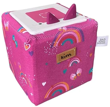 Toniebox 1 und 2 Bezug Jungs & Mädchen Schutzhülle - Schmetterling, Beere - Zaunkoenigdesign (Schmetterling)