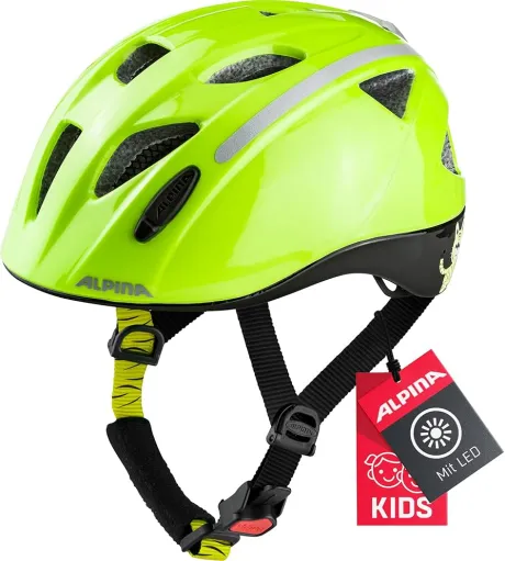 ALPINA XIMO - Leichter, Sicherer & Bruchfester Fahrradhelm Mit LED-Licht Für Kinder, be Visible Reflective, 47-51 cm : Amazon.de: Sport & Freizeit