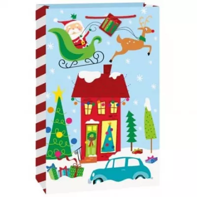 Geschenktüte XXL Nikolaus 55 x 42 cm