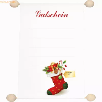 RNK Idee & Stil -Nikolaus- und Weihnachtsgutschein- A6 | mcbuero.de