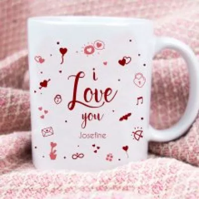 Weihnachts-Tasse Nikolaus mit Wunschnamen online kaufen | design3000.de Online Shop