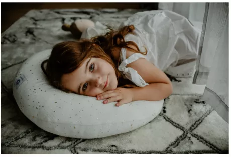 Stillkissen Mond Weiß - Monlitcabane