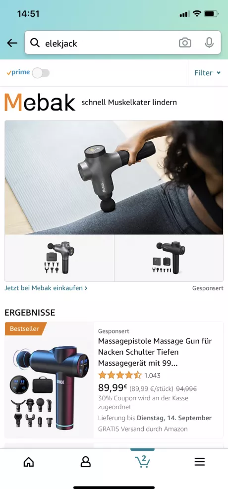 Elekjack bei Amazon