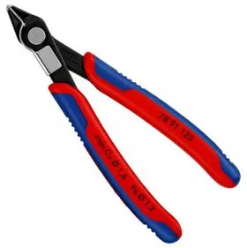 Knipex Seitenschneider 78 91 125, Electronic Super Knips, 125mm, mit Drahtklemme - Böttcher AG